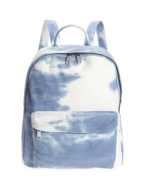 BP. Tie-Dye Canvas Backpack in Light Blue and White Large